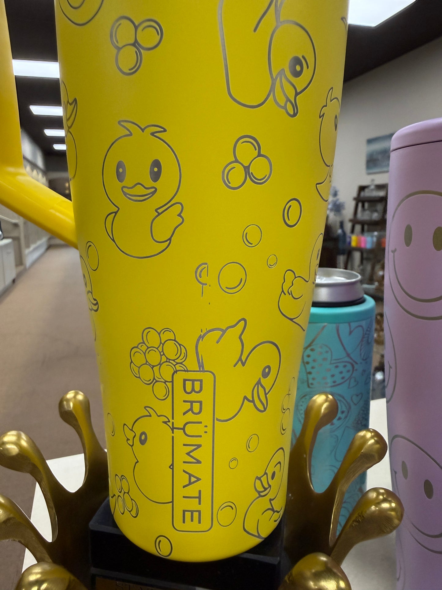 Pineapple 40oz Era with Rubber Duck Wrap-SMALL IMPERFECTION